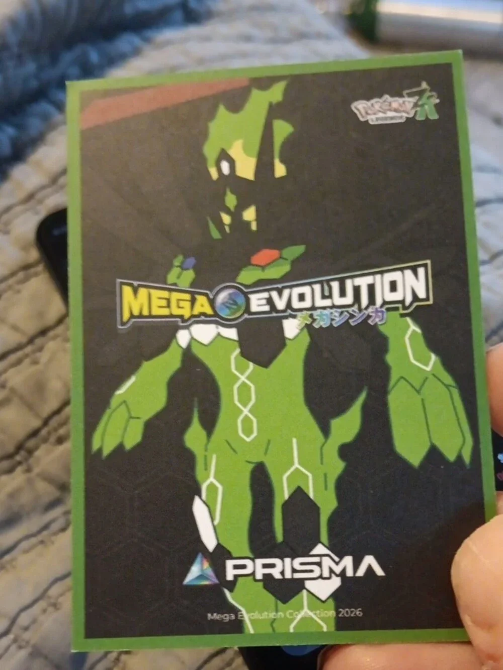 Pokemon Mega Scovillain Trading Card - Green, Red, Black